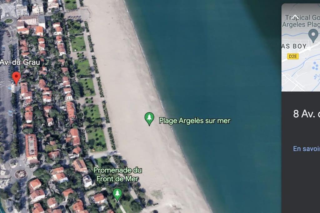 Golfes Clairs - Duplex Climatise - Wifi Appartement Argelès-sur-Mer Buitenkant foto